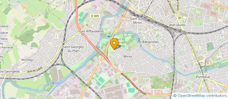 localisation de l'entreprise RAQS ALAM  LE MANS