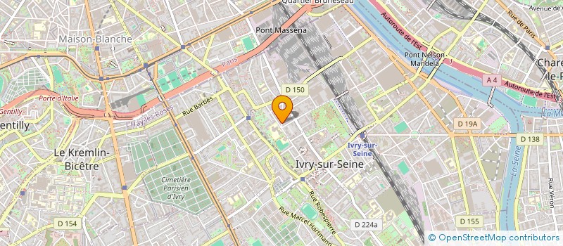 localisation de l'entreprise RAQS MAWADA  IVRY-SUR-SEINE