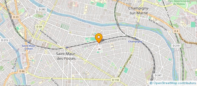 localisation de l'entreprise RAQU  SAINT-MAUR-DES-FOSSES