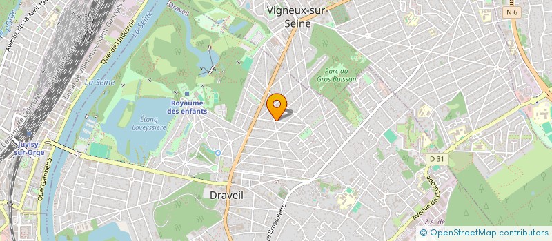 localisation de l'entreprise RAQUEM  LE VESINET