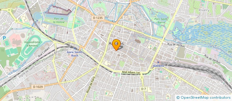 localisation de l'entreprise RAQUET GEORGES à AMIENS
