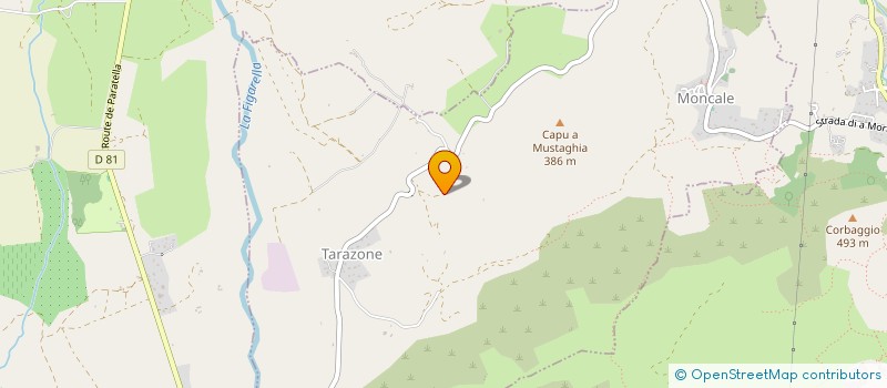 localisation de l'entreprise RAQUETTE ET GLYCEMIE  CALENZANA