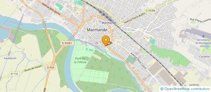 localisation de l'entreprise RAQUETTE MARMANDAISE  MARMANDE