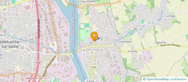 localisation de l'entreprise RAR à JASSANS-RIOTTIER