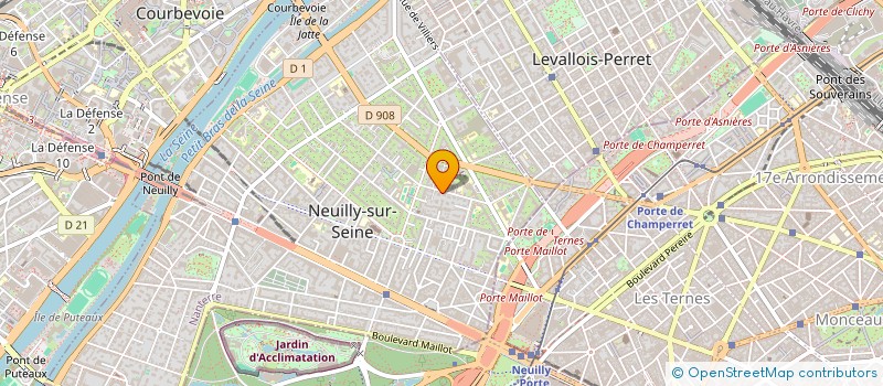 localisation de l'entreprise RAR IMMO à NEUILLY-SUR-SEINE
