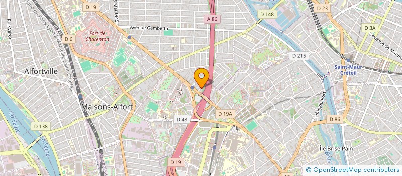 localisation de l'entreprise RAR IMMO  MAISONS-ALFORT