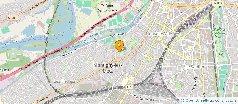 localisation de l'entreprise RARA à MONTIGNY-LES-METZ