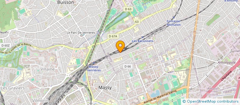 localisation de l'entreprise RARA PROD à ANTONY