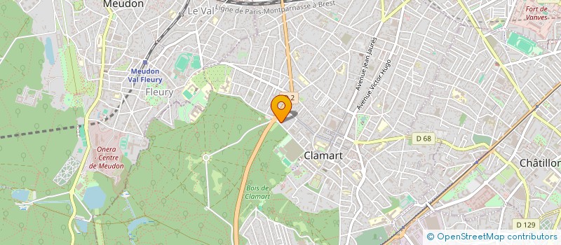 localisation de l'entreprise RARE DESIGN AND BUILD à CLAMART