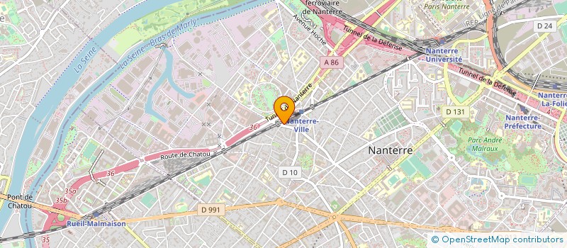localisation de l'entreprise RARE ET PRECIEUX INTERNATIONAL à NANTERRE