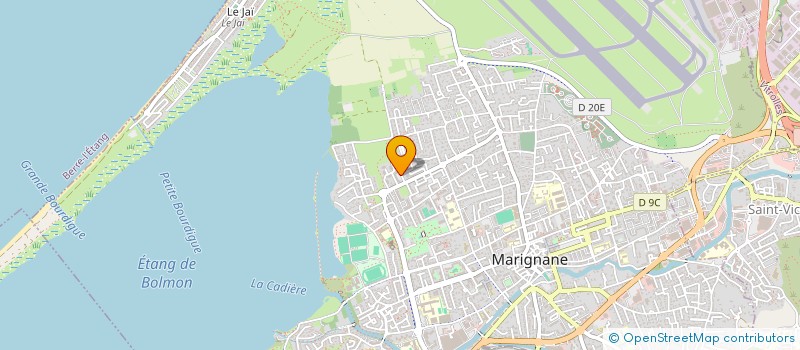 localisation de l'entreprise RAREPHI  MARIGNANE
