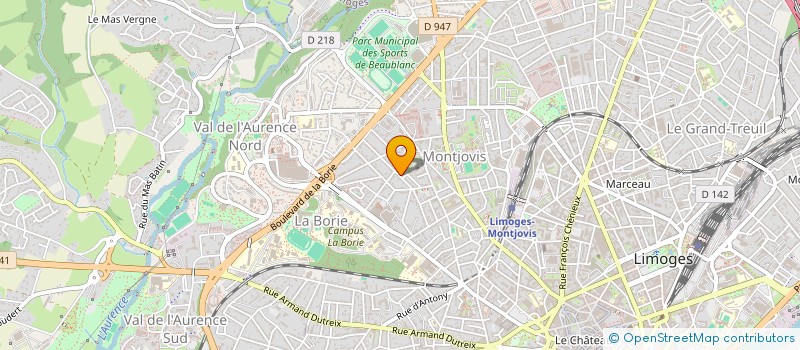 localisation de l'entreprise RARITYCARDS SAS à LIMOGES