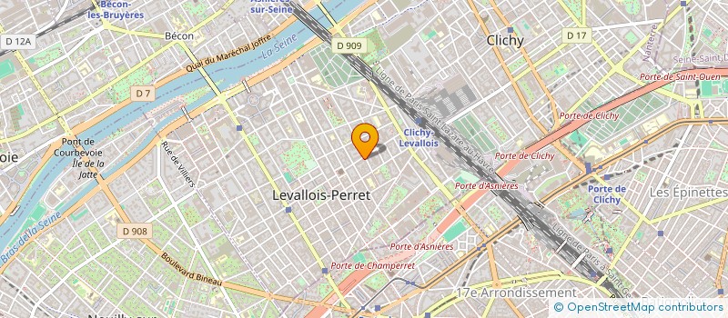 localisation de l'entreprise RARS à LEVALLOIS-PERRET