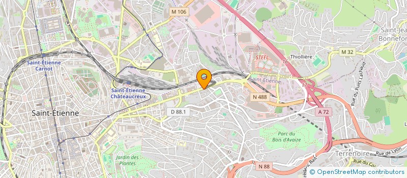 localisation de l'entreprise RARTE SARL  SAINT-ETIENNE