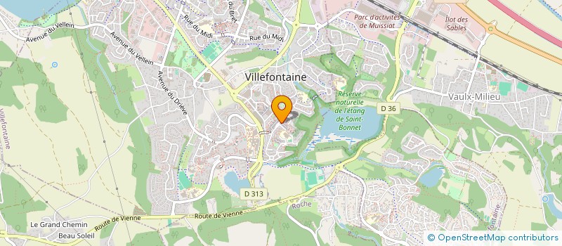 localisation de l'entreprise RAS  VILLEFONTAINE