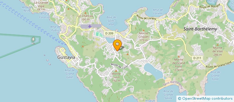 localisation de l'entreprise RAS à SAINT BARTHELEMY