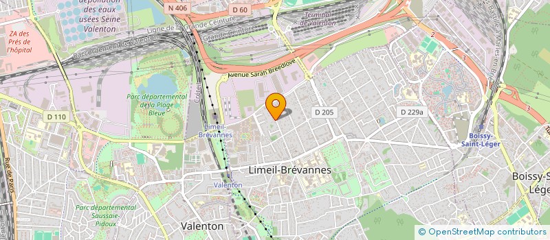 localisation de l'entreprise RAS à LIMEIL-BREVANNES