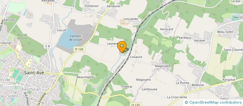 localisation de l'entreprise RAS  SAINT-AVE