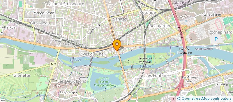 localisation de l'entreprise RAS AUTODEMARCHES 37  TOURS