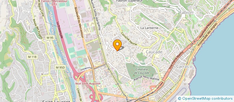 localisation de l'entreprise RAS FACONNAGE à NICE