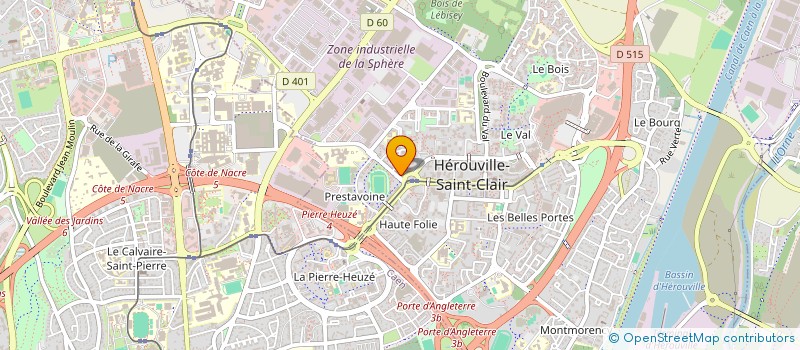 localisation de l'entreprise RAS INTERNATIONAL SECURITE à HEROUVILLE-SAINT-CLAIR