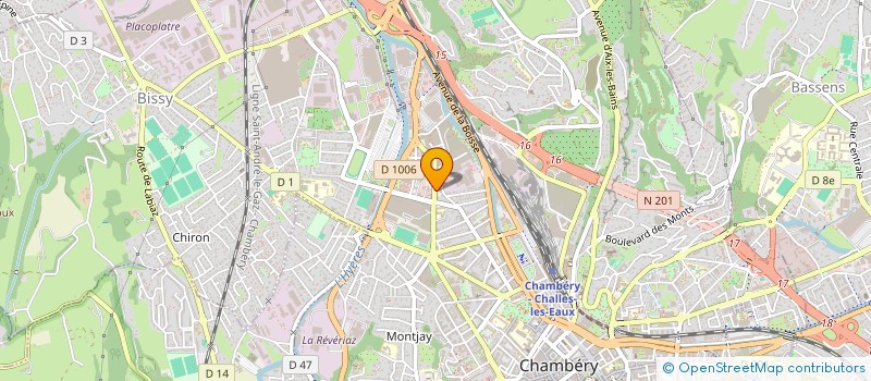 localisation de l'entreprise RAS LE FORUM  CHAMBERY