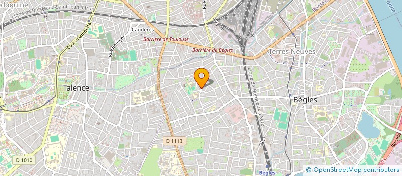 localisation de l'entreprise RAS RECH ANTHROP SOCIALE à BEGLES
