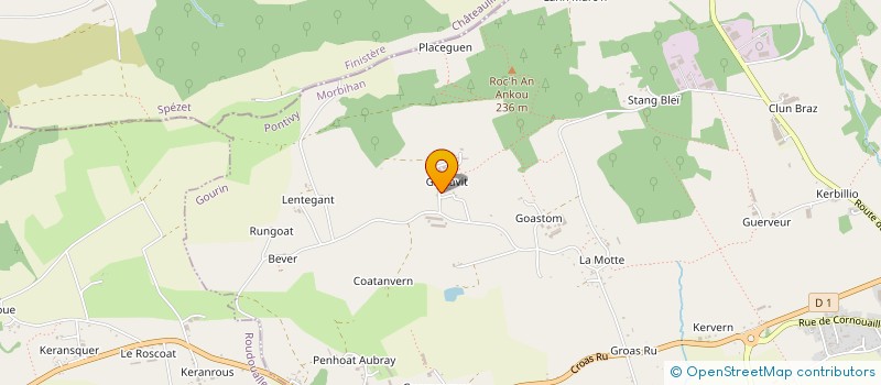 localisation de l'entreprise RAS RESINE  GOURIN