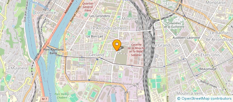 localisation de l'entreprise RAS RHONE ALARME SECURITE  LYON