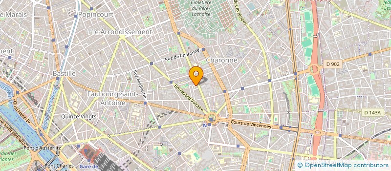 localisation de l'entreprise RAS RIBEMONT ACTIVITES SPATIALES  PARIS