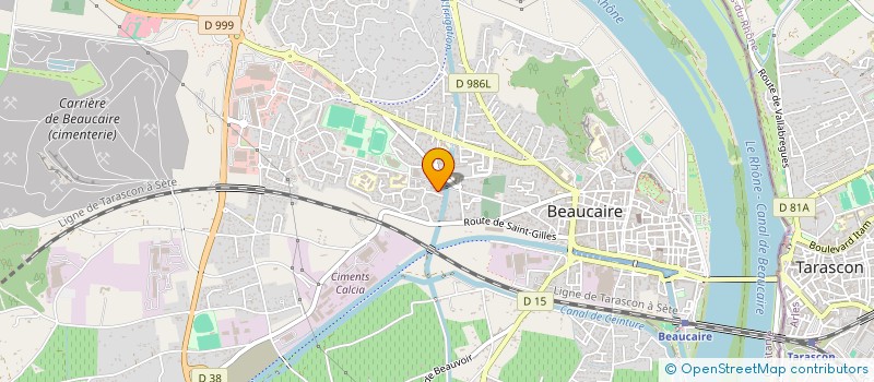 localisation de l'entreprise RAS SECURITE  BEAUCAIRE