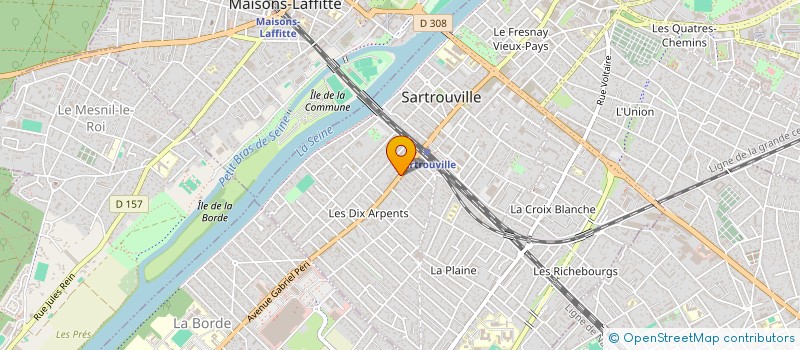 localisation de l'entreprise RAS SECURITY  SARTROUVILLE