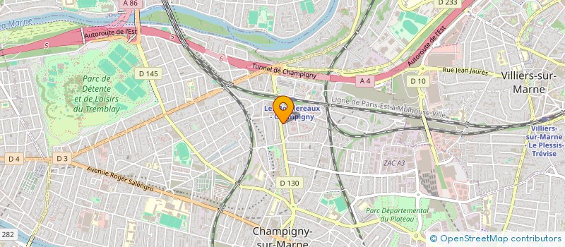 localisation de l'entreprise RAS TRANSPORT à CHAMPIGNY-SUR-MARNE