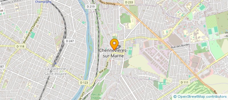 localisation de l'entreprise RASA MARKET à CHENNEVIERES-SUR-MARNE