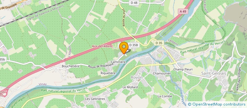 localisation de l'entreprise RASANA  L'ALBENC