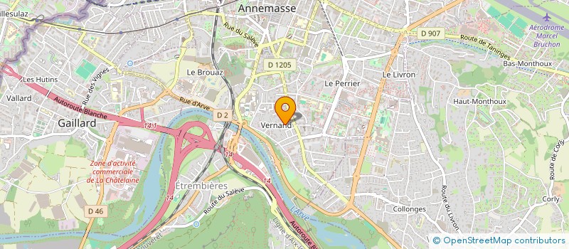 localisation de l'entreprise RASANTY à ANNEMASSE