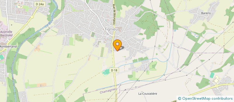 localisation de l'entreprise RASCA GROUPE  TIGNIEU-JAMEYZIEU