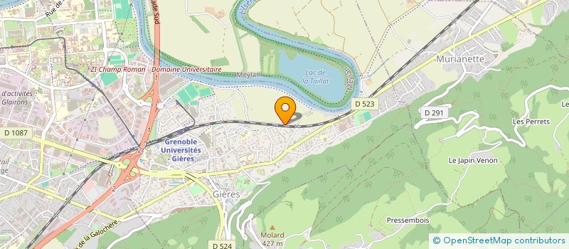 localisation de l'entreprise RASCAL PROD  GIERES