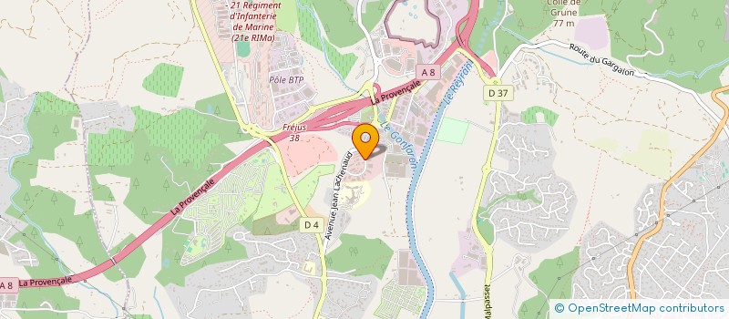 localisation de l'entreprise RASCASSE à FREJUS