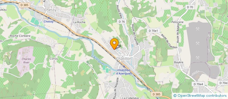 localisation de l'entreprise RASCHI  CHATILLON