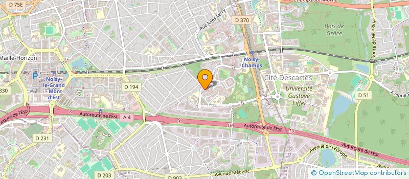 localisation de l'entreprise RASF à NOISY-LE-GRAND