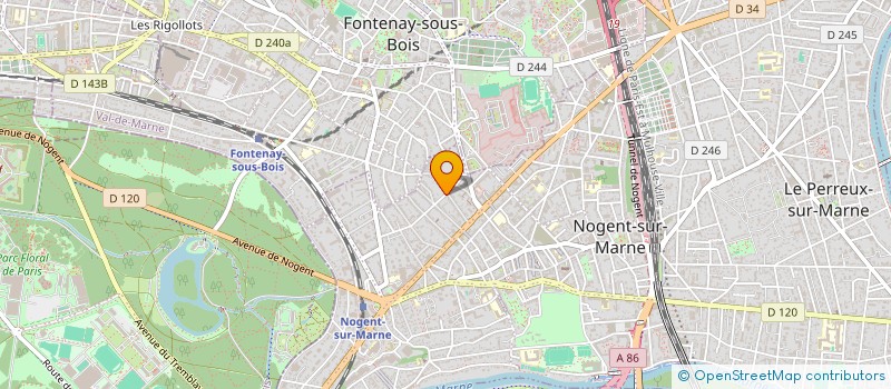 localisation de l'entreprise RASFMEE  NOGENT-SUR-MARNE