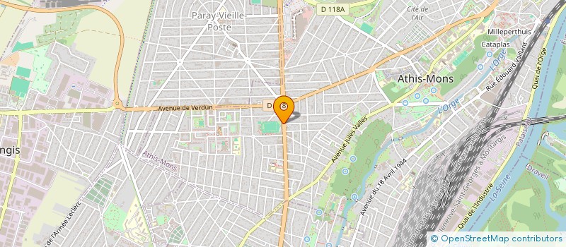 localisation de l'entreprise RASH INVEST  ATHIS-MONS