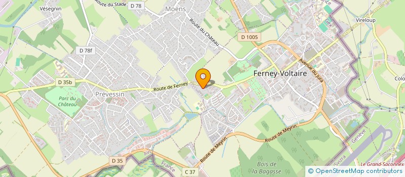 localisation de l'entreprise RASHIDEEN INTERNATIONAL à FERNEY-VOLTAIRE