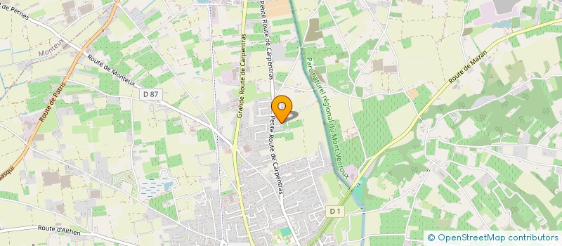 localisation de l'entreprise RASKASS HOLDING à PERNES-LES-FONTAINES