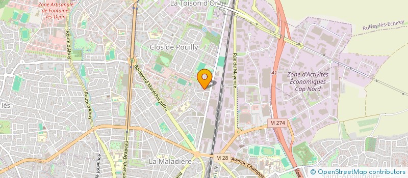 localisation de l'entreprise RASKOLNIKOV à DIJON