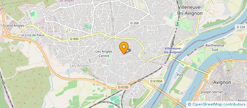 localisation de l'entreprise RASPAIL 55  LES ANGLES