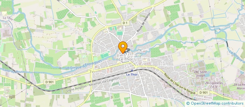 localisation de l'entreprise RASPAIL  LE THOR