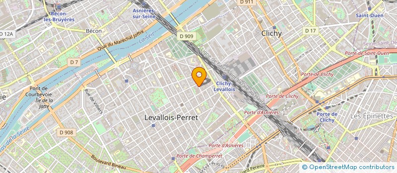 localisation de l'entreprise RASPAIL CHEESE à LEVALLOIS-PERRET