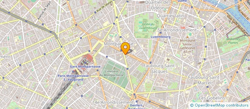 localisation de l'entreprise RASPAIL HOTEL  PARIS